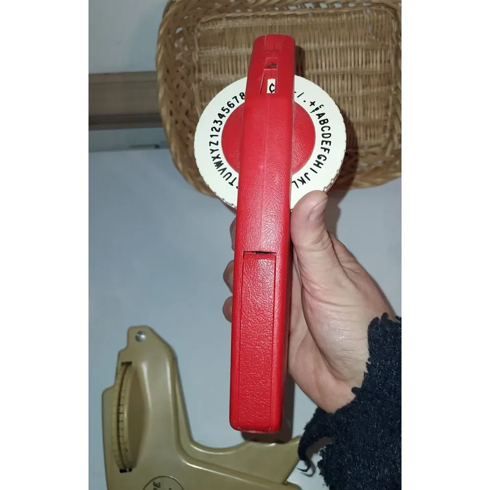 Vintage 1960’s TAPE TOOL Label Makers Tape Writer Retro